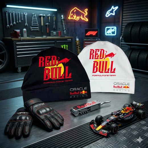 Red Bull Racing Skull Cap – Formula 1 Helmet Liner, Breathable Cycling Beanie - Etsy