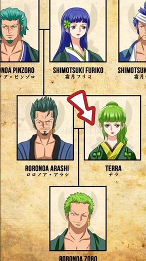 Zoro's Family Tree explained #onepiece #shorts #anime