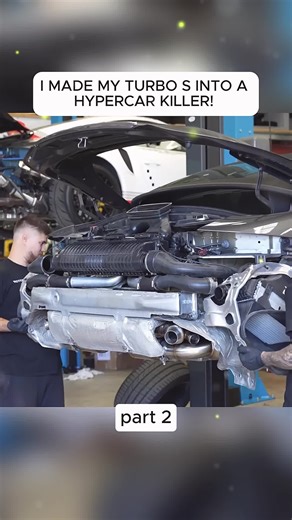 I made my turbo s into a hypercar killer! #turbo #car #hypercar #trending