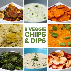 8 Homemade Veggie Chips & Dips | Tasty