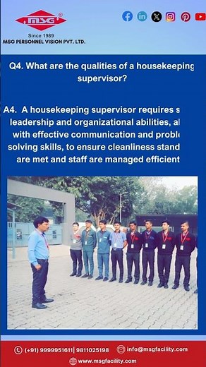 Housekeeping supervisor interview | Housekeeping supervisor interview question and answers