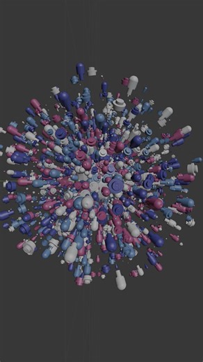 LEGO Particle Explosions
