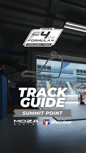4.7K views · 11 reactions | Summit Point is ready—are you? Let's start the hot lap! #MOZA #MOZARacing #SimRacing #FIA #iRacing #Esports #F4 #Motorsport #trackguide #tutorial #Fixed | MOZA Racing | Facebook