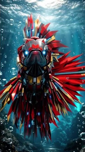 You Won’t Believe This Iron Man Betta Evolution (Wait for the Final Form!)🤖🐟😱 #shorts