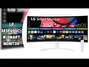 Massive UltraWide Screen | LG 34SR60QC-W 34-Inch Smart Monitor