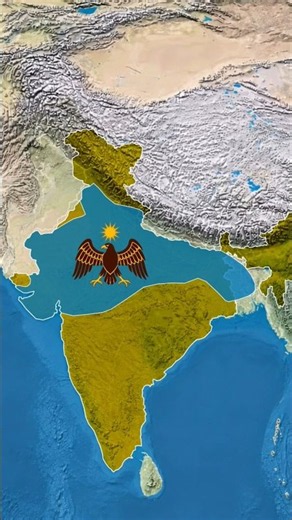 The Biggest Empires of Every Indian State 😳 #history #empire #mapping