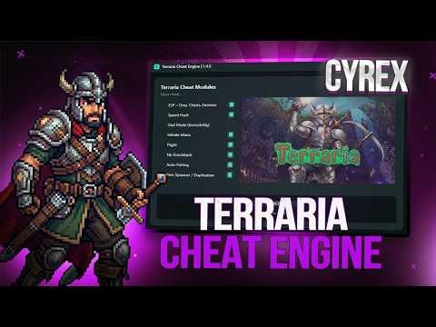 Terraria Cheat Engine | Terraria 1.4.5 Cheat | Config: GOD MODE, ITEM SPAWNER & INFINITE RESOURCES