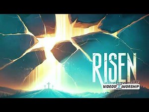 Easter Motion Worship Background | Risen Resurrection Video Loop