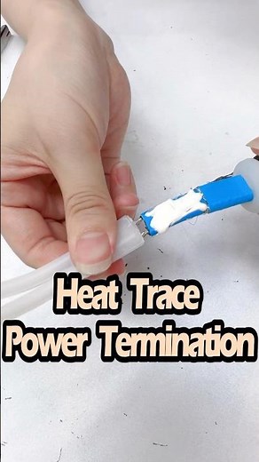 Heat trace cold applied Termination Kit Tutorial #shorts #eht