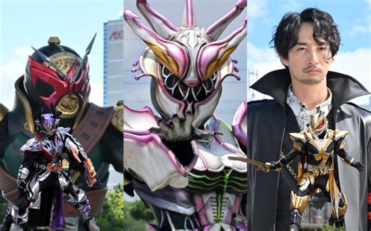 Geats 皇后邪魔徒登场！邪魔徒变异种!和人类(轰音绿)有了孩子 V电影Buffa外传 !老乌变身时王剧场版BOSS骑士对战雷杰德!假面骑士gotchard