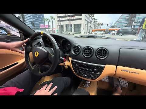 2001 Ferrari 360 Spider F1 Driving Video