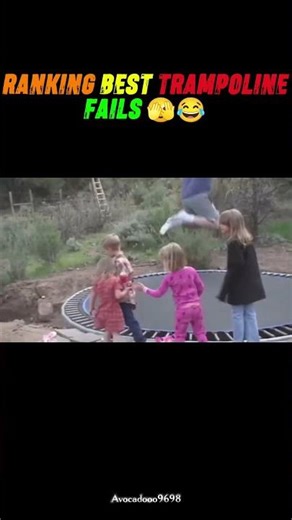 Ranking the best Trampoline fails 😂😂#ranking #funny #trending #viral