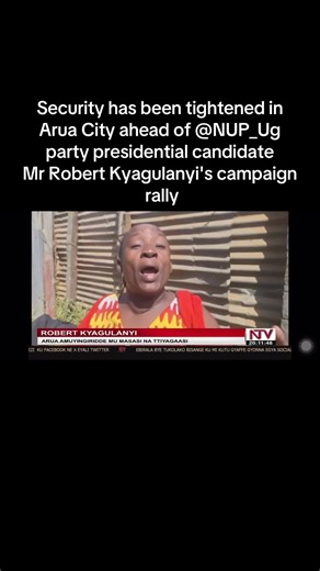 Security has been tightened in Arua City ahead of @NUP_Ug party presidential candidate, Mr Robert Kyagulanyi's campaign rally. The police are using both foot and motorised patrol personnel to monitor the situation in the city. Kyagulanyi in 2019 described Arua City as his Mecca in memory of the 2018 Arua Municipality by-election that was marred by brutality, killings, and arrests of opposition political supporters, including himself. #kampala_uganda🇺🇬🇺🇬🤝 #ntvakawungezi #bobiwineuganda✊✊✊✊✊✊