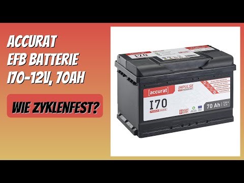 BEWERTUNG (2026): Accurat EFB Batterie I70-12V, 70Ah. Infos