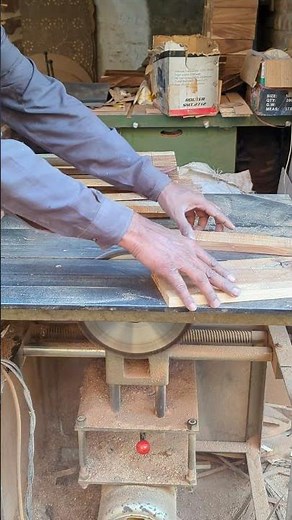 Cutting Wood Process with Saw Machine | Manufacturing Movements #shorts