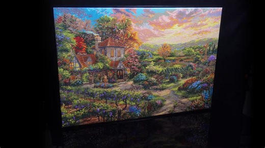 Just WOW! Check out this stunner from beloved artist, Thomas Kinkade. This brand statement piece - Wine Country Living - comes together with 67,000 Diamond Dotz facets and is an advanced piece. A MUST for your gallery wall💎 👉👉👉See it here: https://www.diamonddotz.com/wine-country-living Design Name: Wine Country Living Code: DD15.026 Diamond Shape: Round (full drill) Skill Level: Advanced Artist: Thomas Kinkade Thomas Kinkade Studios #diamonddotz #diamondpainting #ThomasKinkadeStudios | Diam