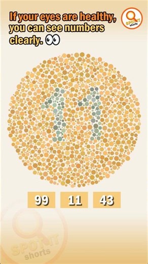 #041 👉 Eye Challenge 👀 Can You Spot the Hidden Number? | Color Vision Puzzle