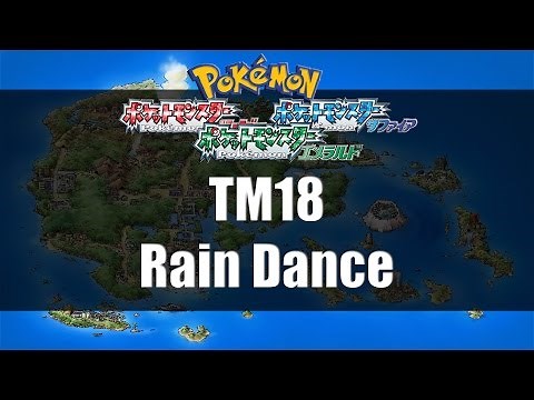Pokemon Ruby/Sapphire/Emerald - Where to find TM18 Rain Dance