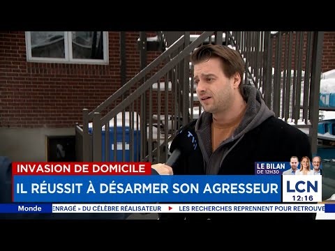 Invasion de domicile à Sainte-Julie: il réussit à désarmer son agresseur