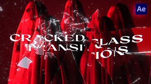 Videohive Cracked Glass Transitions - 39987005 AEdownload.com
