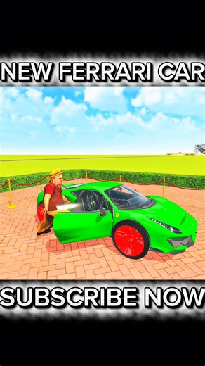 NEW FERRARI CAR UPDATE INDIAN THEFT AUTO SIMULATOR #shortsfeed #shorts #trending #gaming #gta5