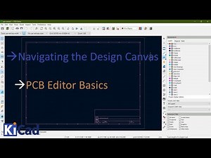 12 Navigating the Design Canvas - PCB Editor Basics Explained in KiCad