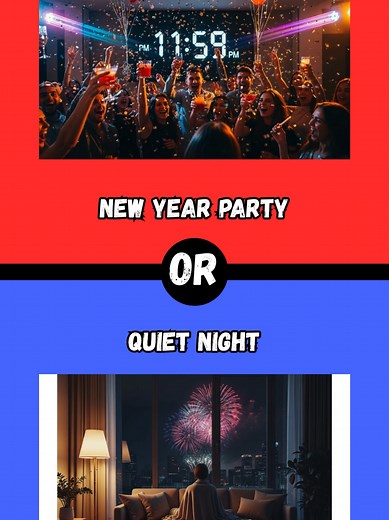New Year Would You Rather? #wouldyourather #thisorthat #usa #newyear