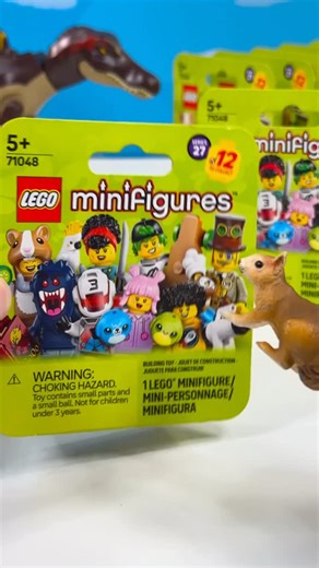 Squirrel Stampede | LEGO Minifigures Series 27, Hamster Squirrel Wolf Dinosaur Action! #legominifigures #dinosaurs #toys | Instagram