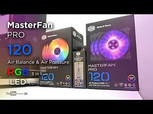 VLOG: CM MasterFan Pro 120 Air Balance, Air Pressure RGB w/ LED Controller Unboxing & LED Demo [Ph]