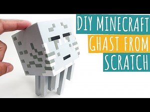 DIY Minecraft Ghast From Scratch | Minecraft Papercraft Ghast | Paper Crafts