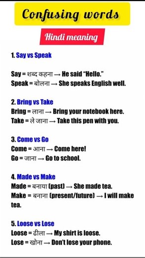 🎯 Don’t Confuse Made & Make! | Simple Grammar Trick in Hindi#confusingword