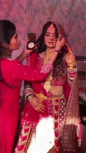 💖New HD bridal makeup done by Poonam 💖#boost #trending #poonammakeup #shorts #viral