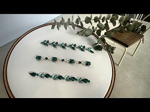 Creative techniques of embroidering clothes using stones, pearls, crystals)beads work)