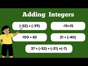 Adding Integers Signed Numbers