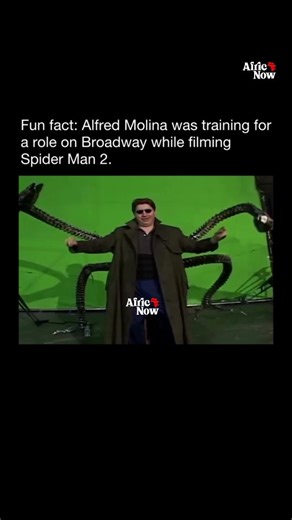AFRICA NOW on Instagram: "Alfred Molina was preparing for a Broadway role at the same time he was filming Spider Man 2. During that period, he was rehearsing for Fiddler on the Roof, where he played Tevye in the Broadway revival. This meant balancing physically demanding film work as Doctor Octopus with intensive stage rehearsals, often switching between the two worlds in the same week. Molina has spoken in interviews about how exhausting that schedule was, especially since both roles required l