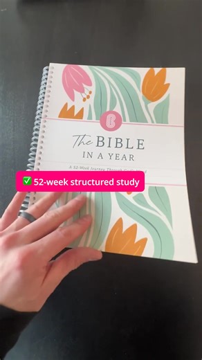Journey through a year of spiritual growth with this 52-week Bible study, thoughtfully designed to explore key themes of Scripture. | Spiral Bible