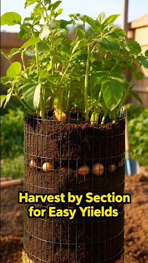 🌿 Potato Tower Gardening: Smart Harvests in Small Spaces