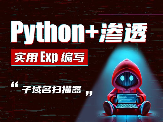 Python 渗透 实用Exp编写-子域名扫描器