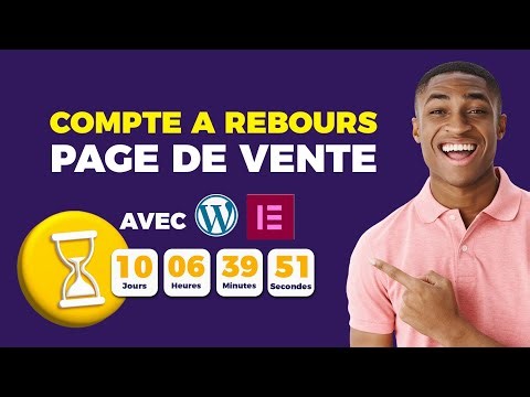 Comment créer un compte à rebours sur ta page de vente WordPress avec Elementor (Tuto facile)