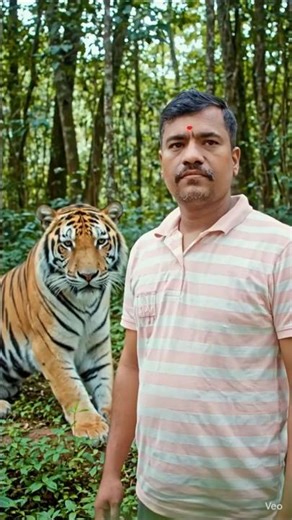 Tiger ke sath time pass