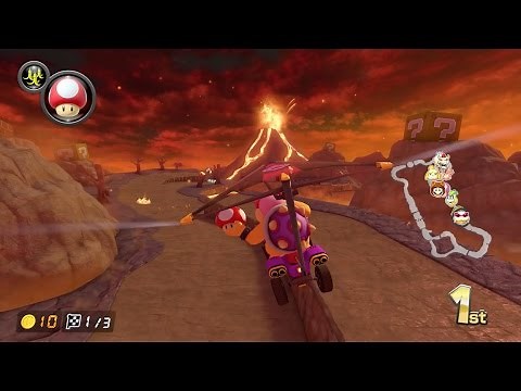 Mario Kart 8 Deluxe: Wii Grumble Volcano [1080 HD]