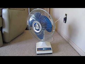Vintage Lasko 12" Oscillating Fan