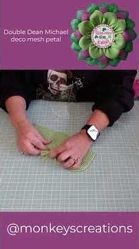 Easy Flower Petals - Double Dean Michael #decomesh #protips #howto
