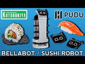 Kotobukiya Pudu Robotics BellaBot Plastic Model Kit Review Sushi Bot