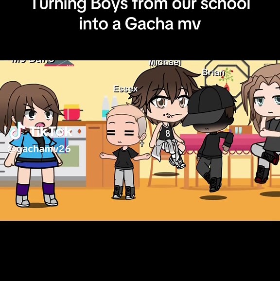 Gacha MV: Turning Boys from Our School into Animations