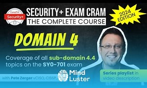 Mind Luster - Learn CompTIA Security Exam Cram 4 4 Security Monitoring SY0 701