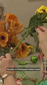 Flower shop owners hold class for local seniors