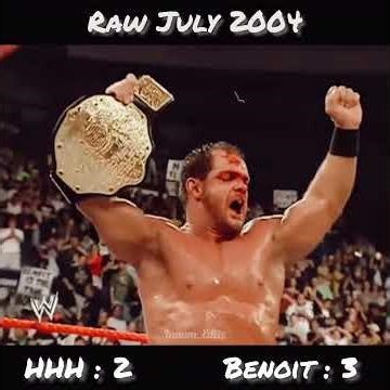 Every Triple H vs Chris Benoit match ever!
