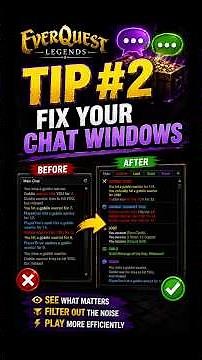 EverQuest Legends Tip #2: Fix Your Chat Window