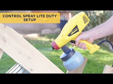 Wagner Control Spray Lite Setup